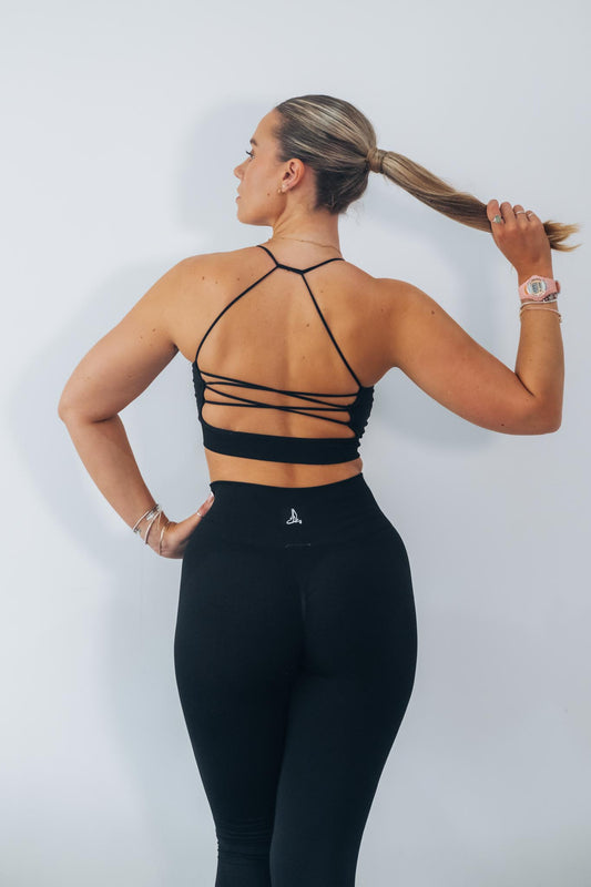 PowerSculpt Seamless Leggings- Classic Black