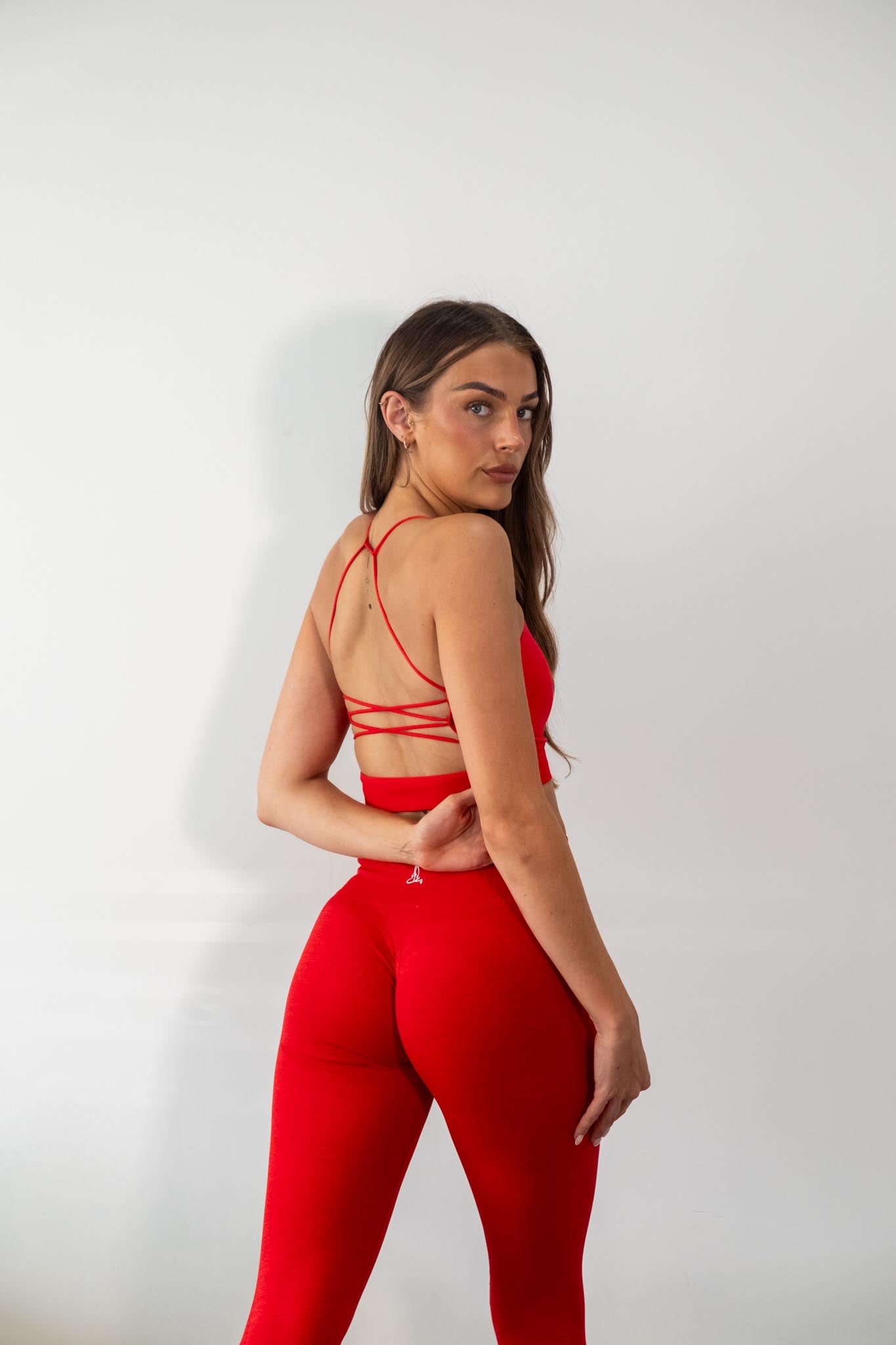 Paria PowerSculpt Seamless Leggings – Crimson Red
