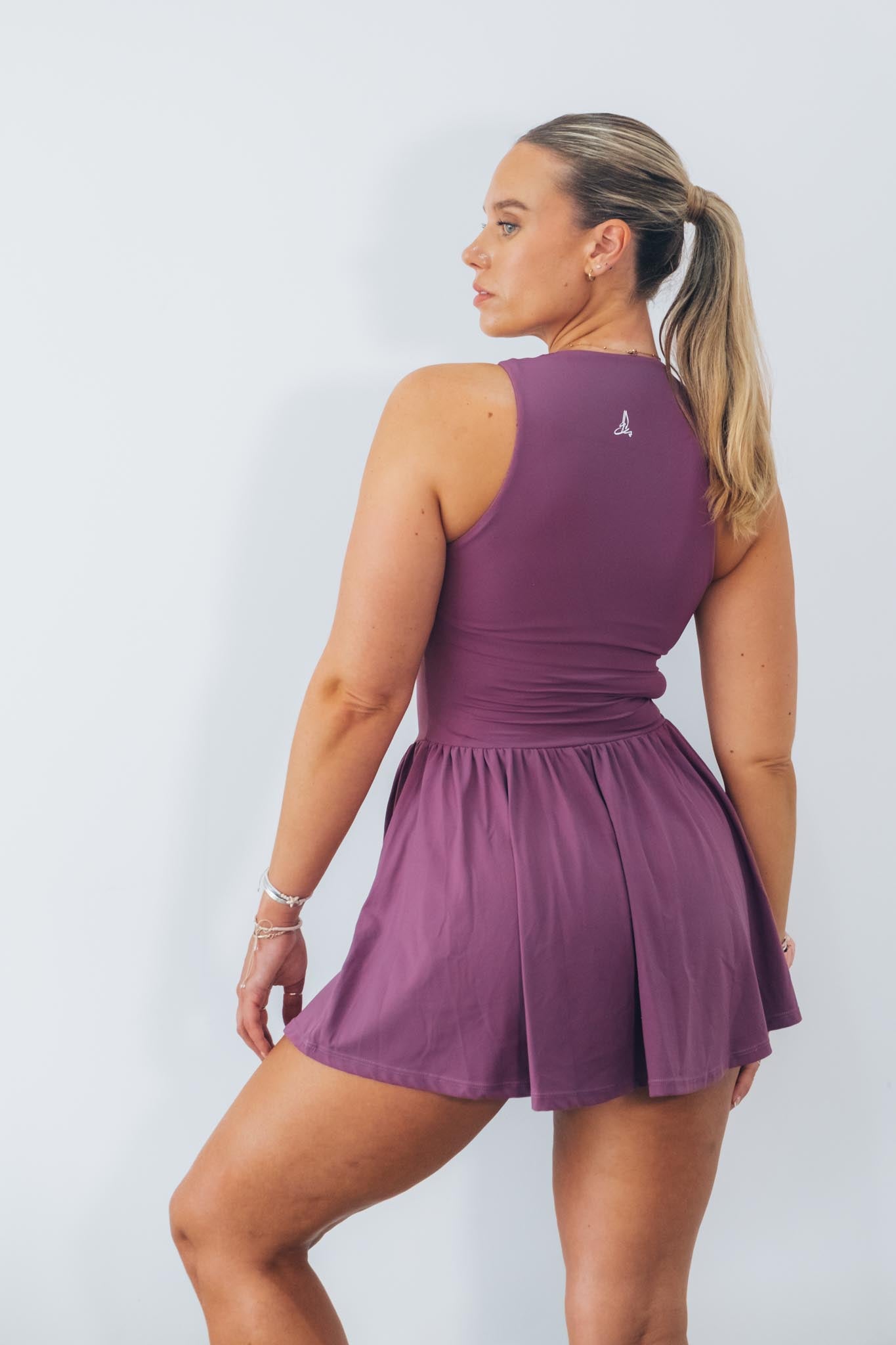 Paria Cloud Dress- Purple (soft+airy feel)
