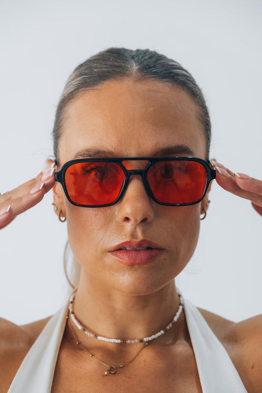 Eclipse Red Lens Sunglasses