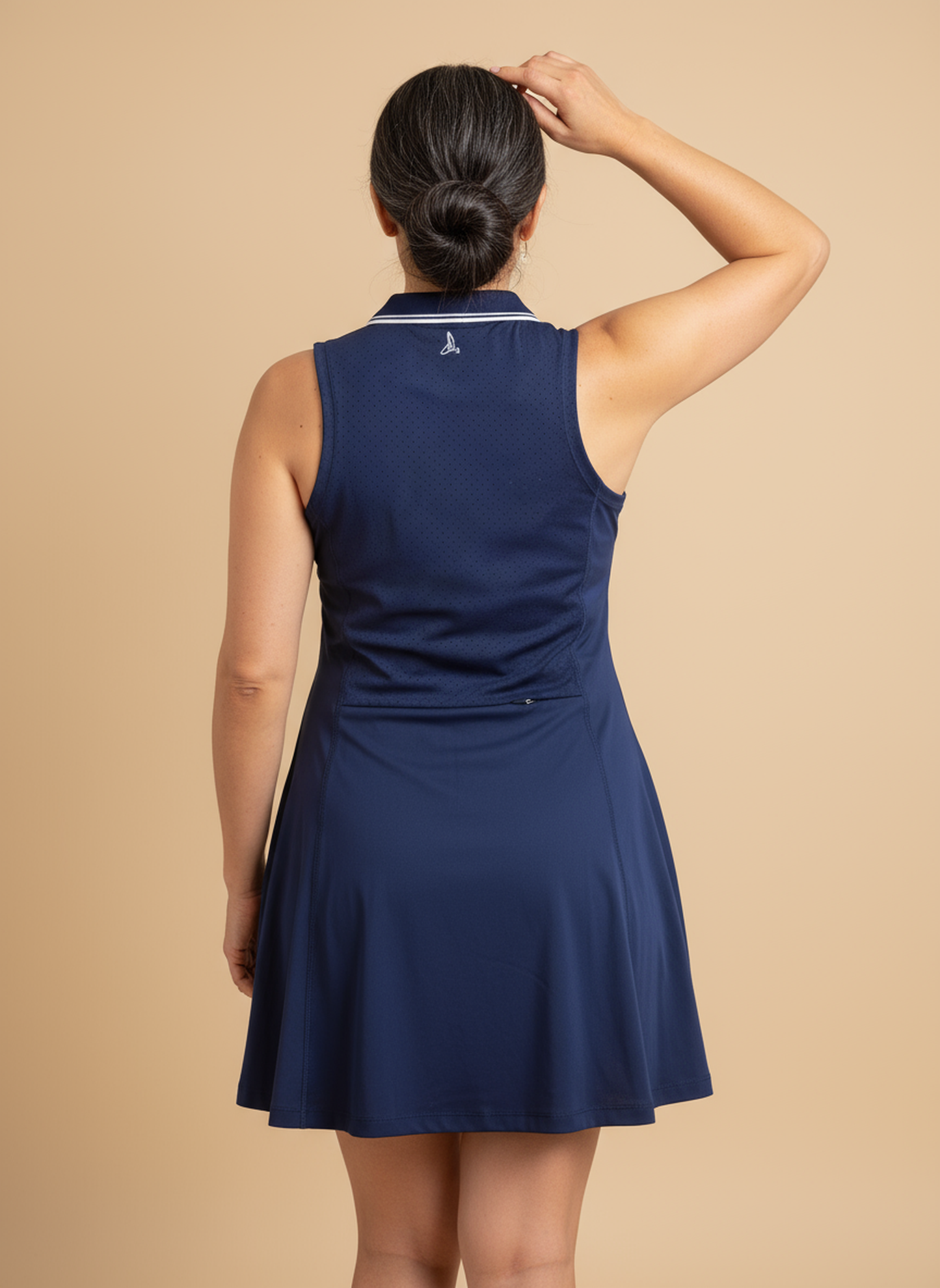 AeroCourt Performance Padel Dress – Navy