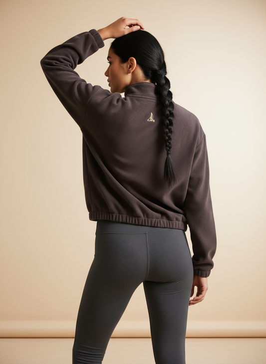 Cosy Glide Fleece – Espresso,