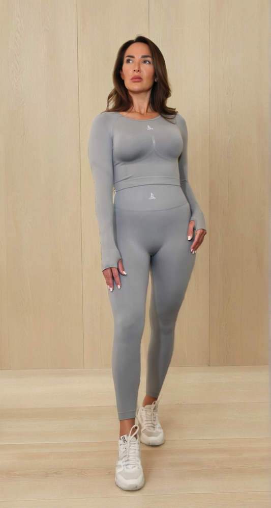 Luna Sculpt Seamless Set – Steel Grey