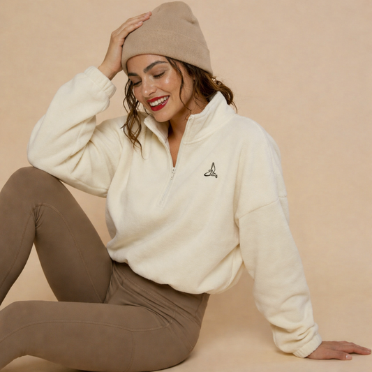 Cosy Glide Fleece - White