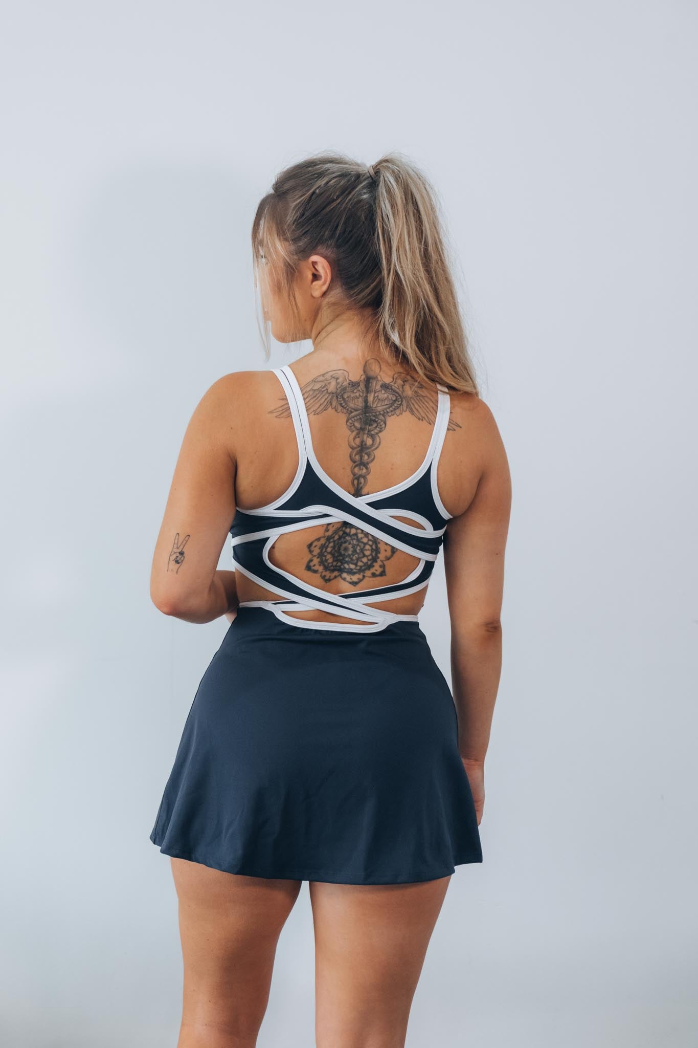 Paria Heartline Dress Navy