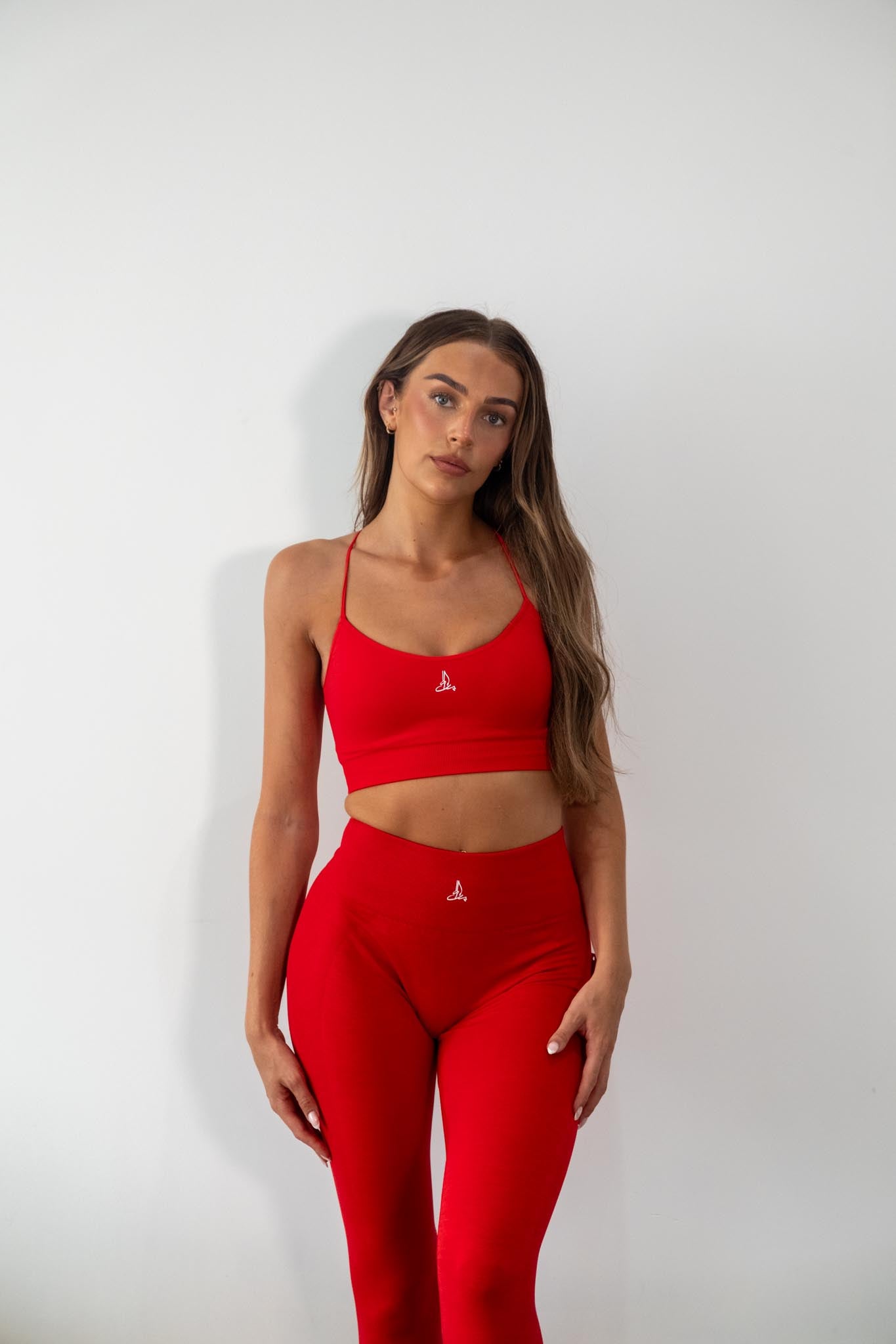 Paria PowerSculpt Seamless Leggings – Crimson Red
