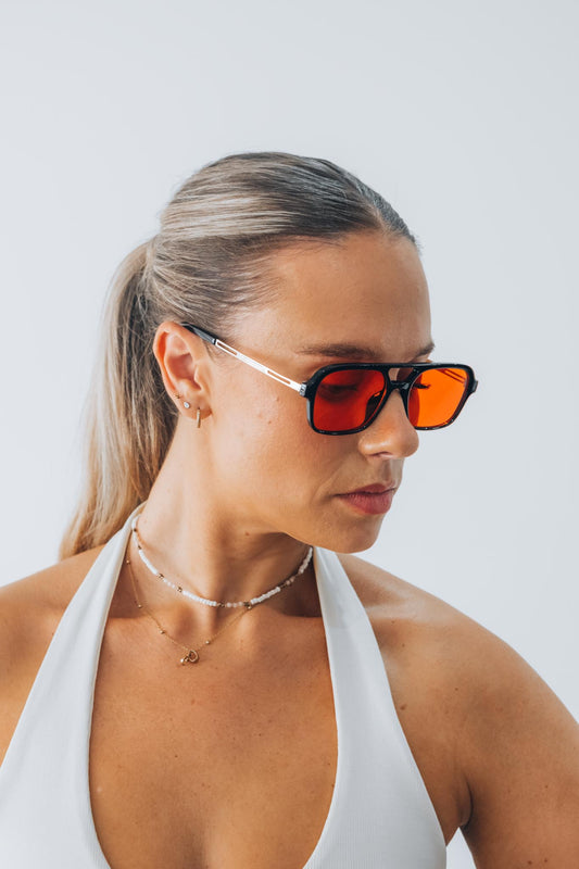 Eclipse Red Lens Sunglasses