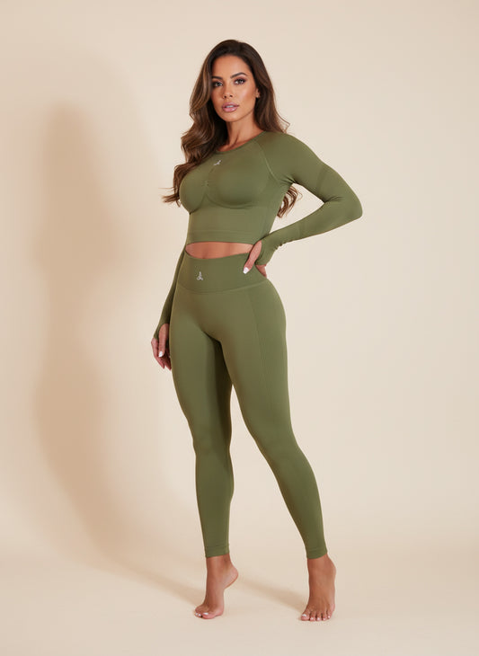 Luna Sculpt Seamless Set – Green