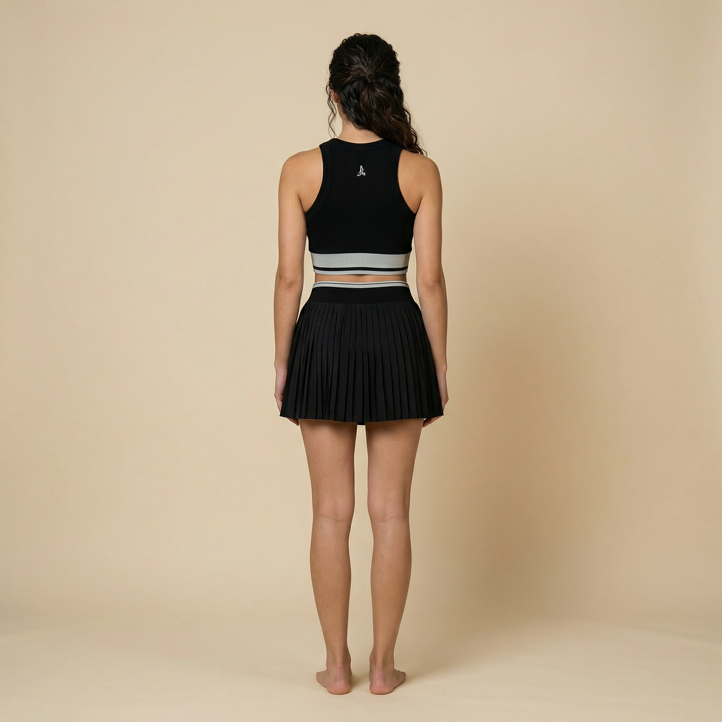 Noir Court Sculpt Dress