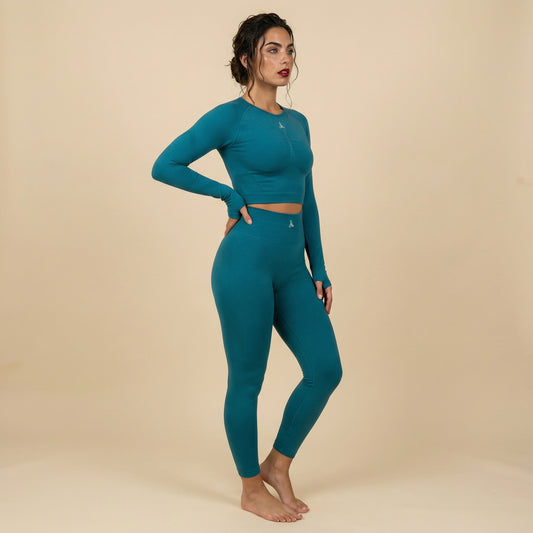 Luna Sculpt Seamless Set– Azure Green