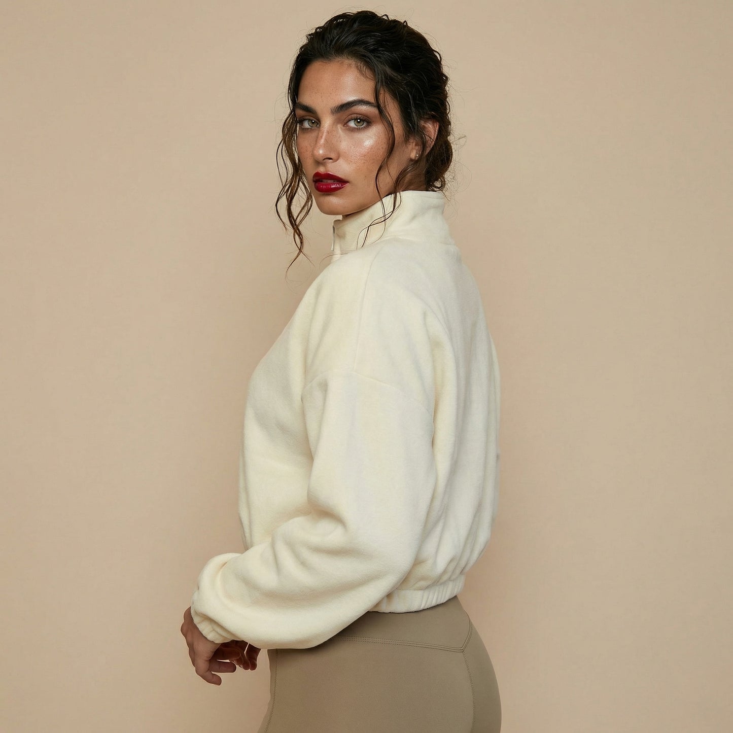 Cosy Glide Fleece - White