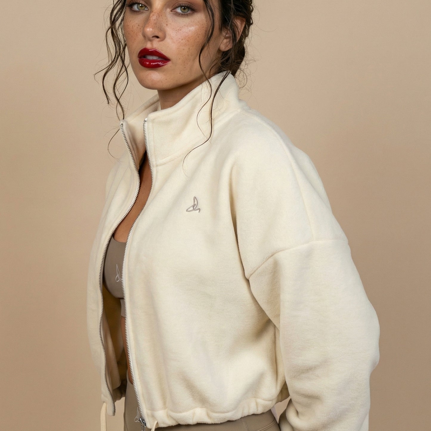 Cosy Glide Fleece - White