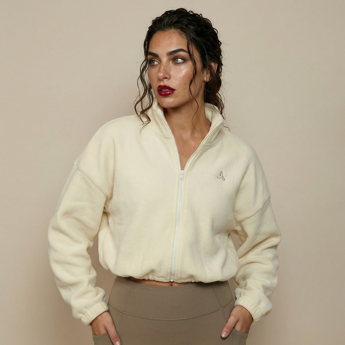 Cosy Glide Fleece - White